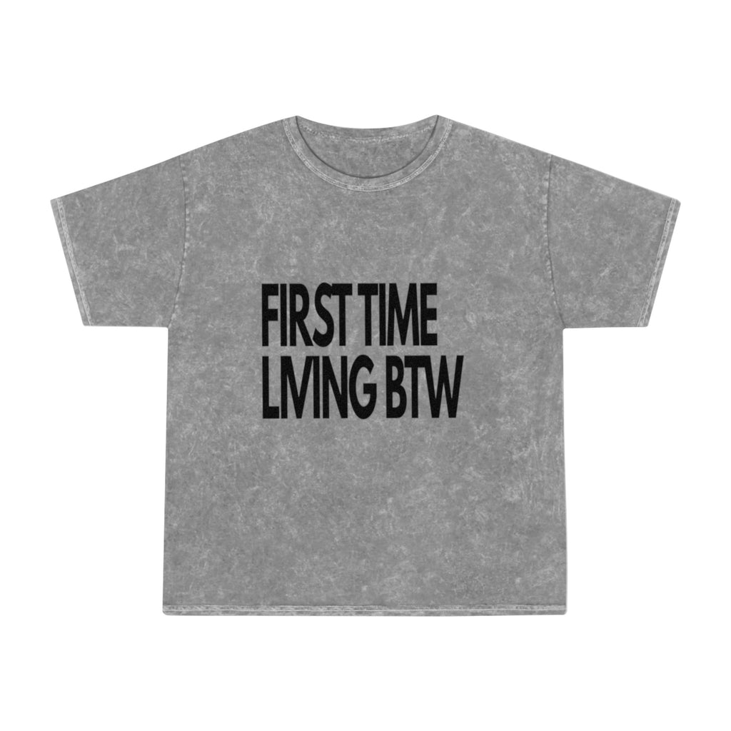 FIRST TIME LIVING  Washed T-Shirt (Cotten)