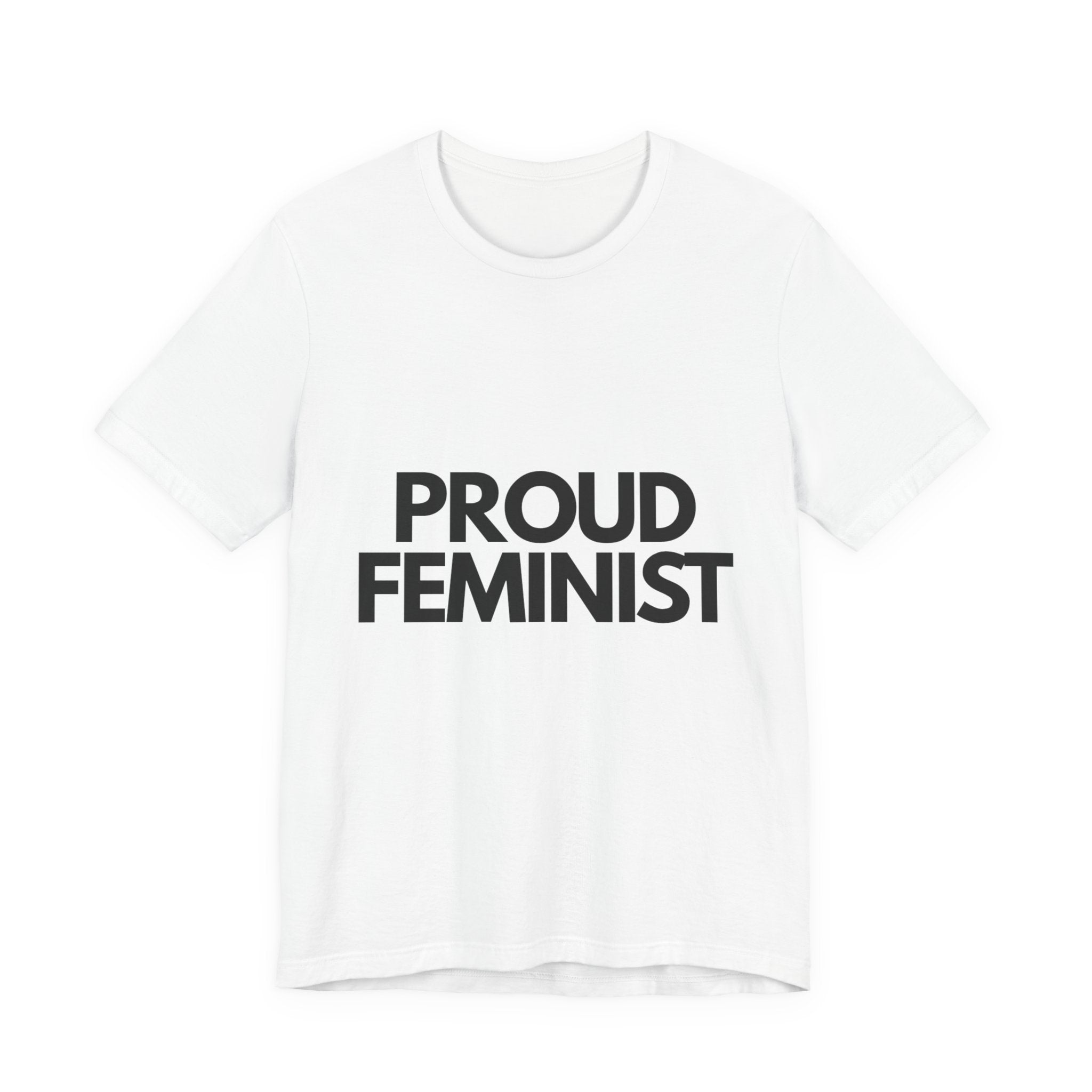 "Proud Feminist" T-Shirt (Cotten)