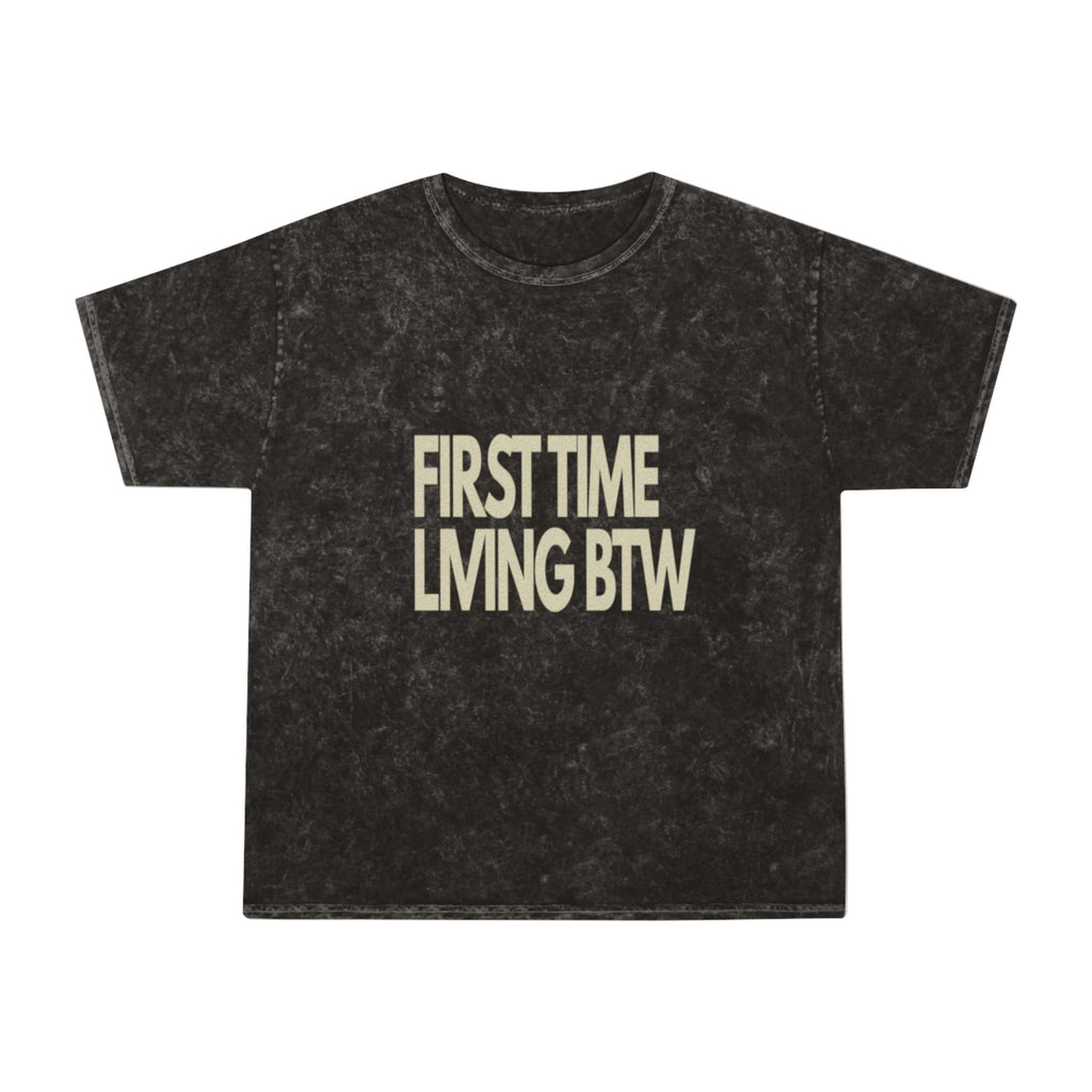 FIRST TIME LIVING  Washed T-Shirt (Cotten)