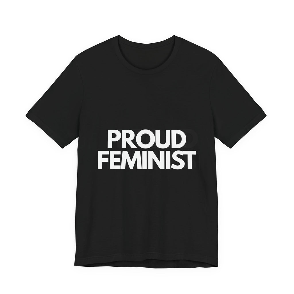 "Proud Feminist" T-Shirt (Cotten)
