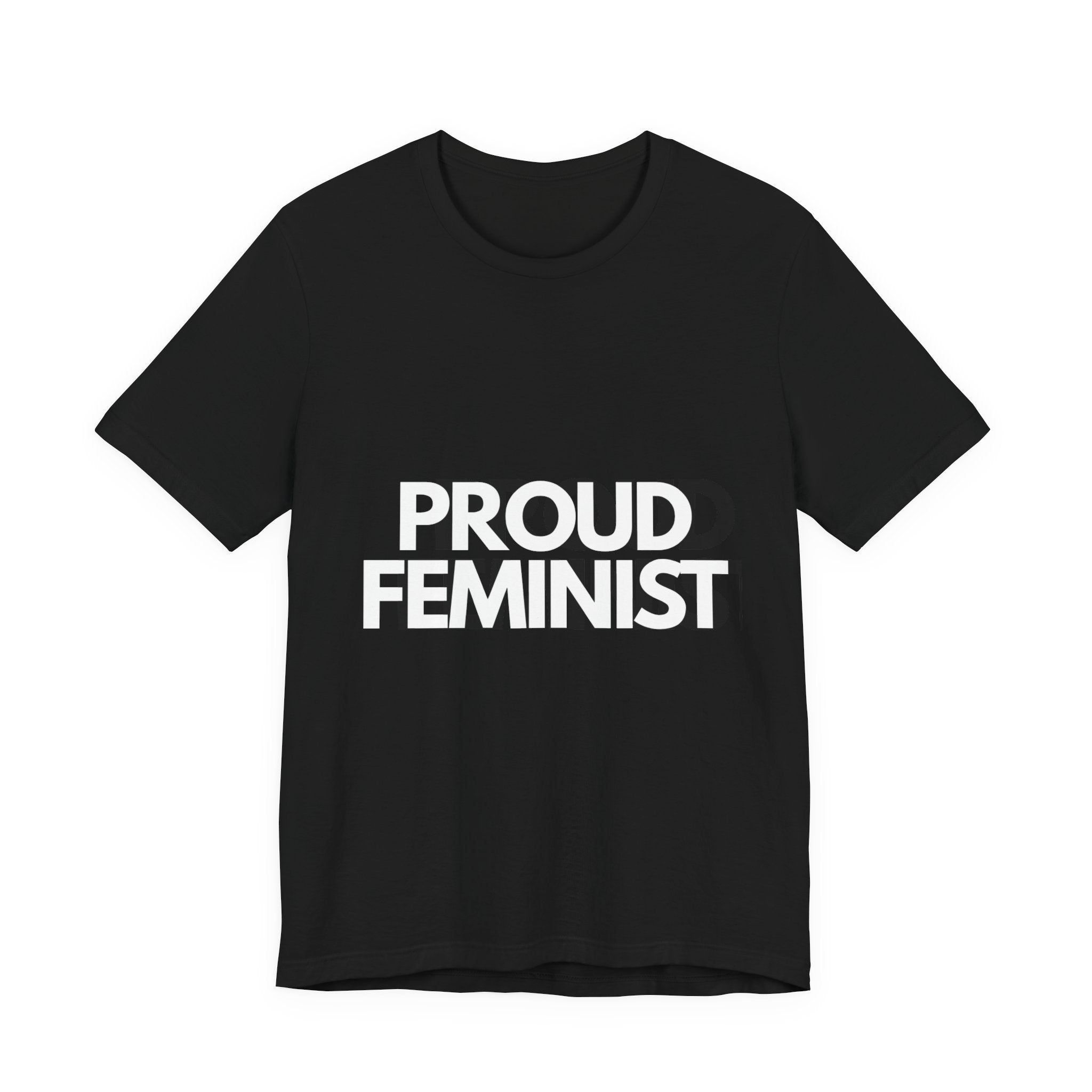 "Proud Feminist" T-Shirt (Cotten)