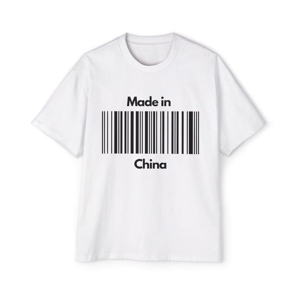 "MADE IN CHINA" Men's Heavy Oversized Tee