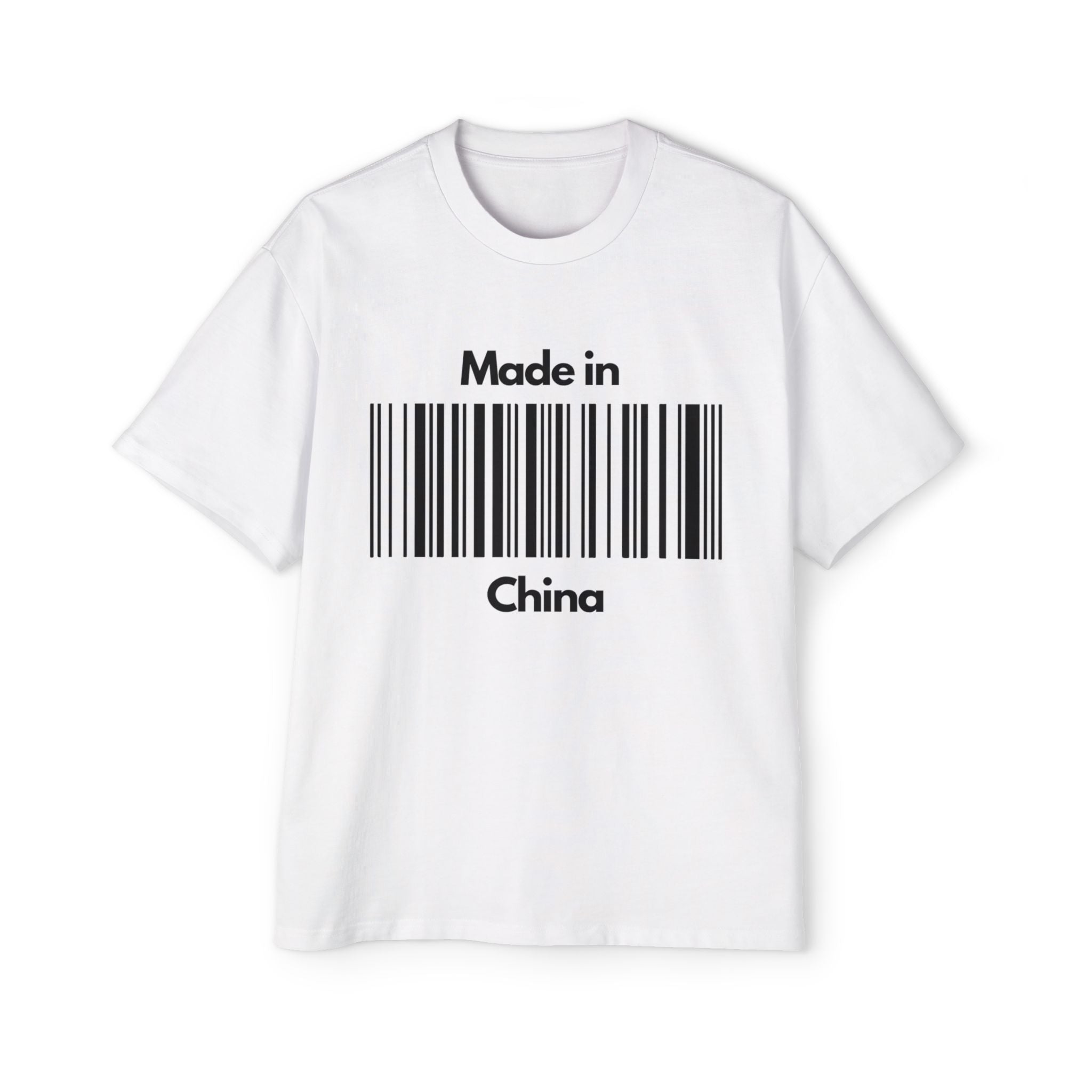 "MADE IN CHINA" Men's Heavy Oversized Tee