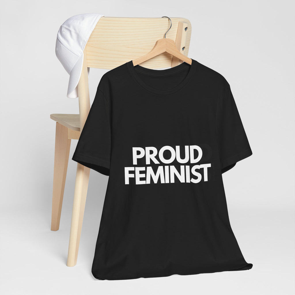 "Proud Feminist" T-Shirt (Cotten)